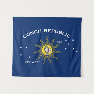 Flag of the Conch Republic, Flag of Key West Tapestry