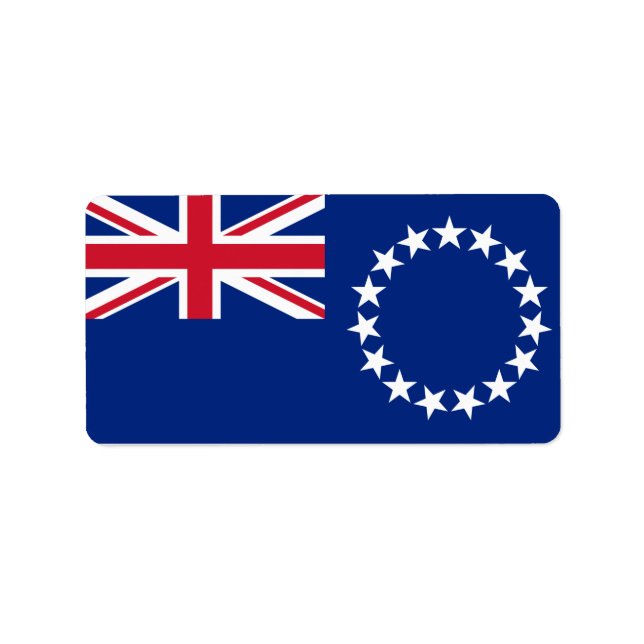 Flag of the Cook Islands Labels (Front)