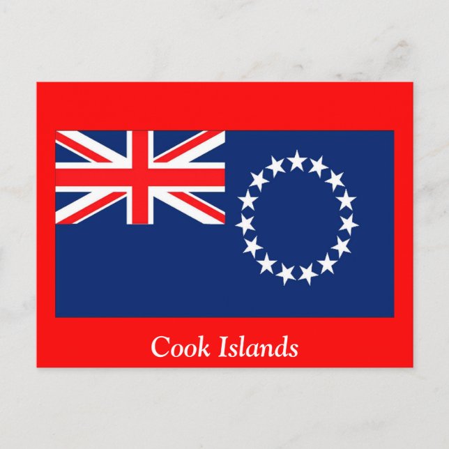 Flag of the Cook Islands Postcard (Front)