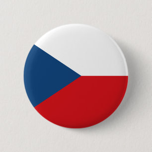 Flag of the Czech Republic Button