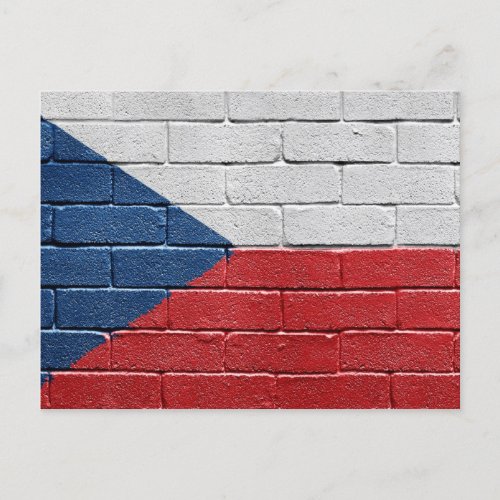 Flag of the Czech Republic Postcard