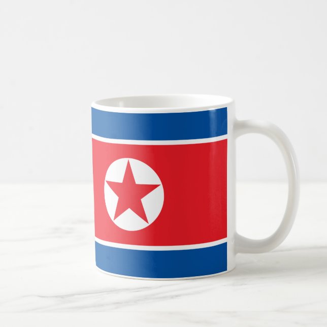 Flag of the Democratic People's Republic of Korea Coffee Mug (Right)