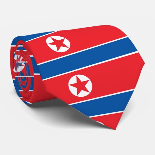 Flag of the Democratic Peoples Republic of Korea Neck Tie