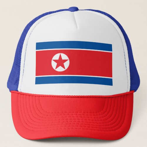 Flag of the Democratic Peoples Republic of Korea Trucker Hat