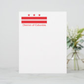 Flag of the District of Columbia (Standing Front)