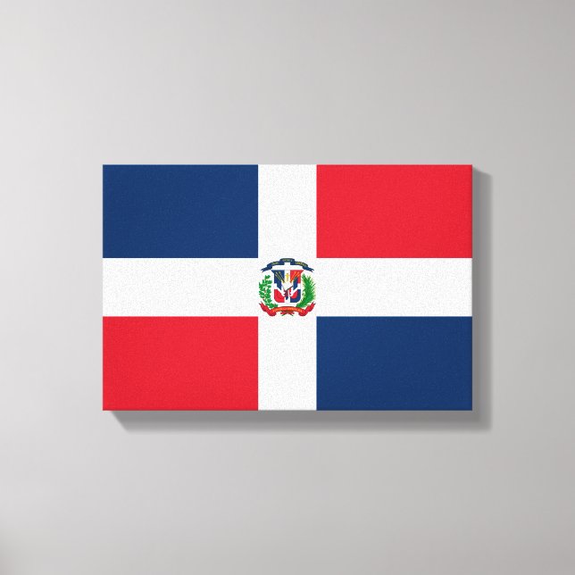 Flag of the Dominican Republic Canvas Print (Front)
