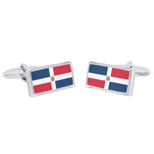 Flag of the Dominican Republic Cufflinks