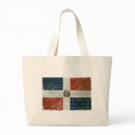 FLAG OF THE DOMINICAN REPUBLIC LARGE TOTE BAG FLAG OF THE DOMINICAN REPUBLIC LARGE TOTE BAG