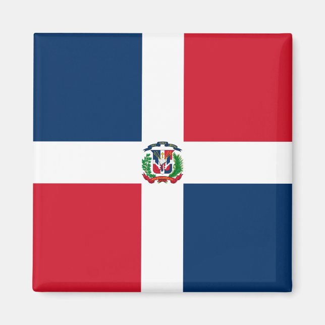 Flag of the Dominican Republic Magnet (Front)