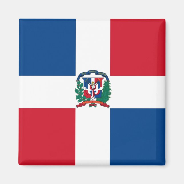 Flag of the Dominican Republic Magnet (Front)