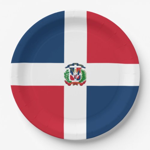 Flag of the Dominican Republic Paper Plates