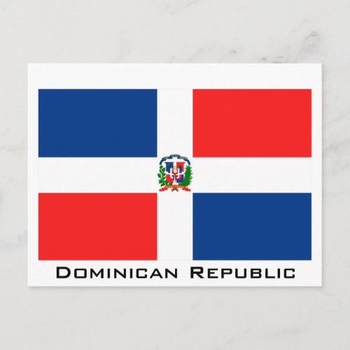 Flag of the Dominican Republic Postcard