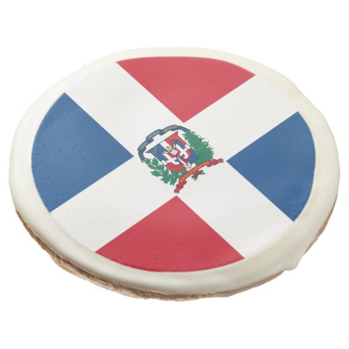 Flag of the Dominican Republic Sugar Cookie