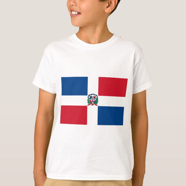 Flag of the Dominican Republic T-Shirt (Front)