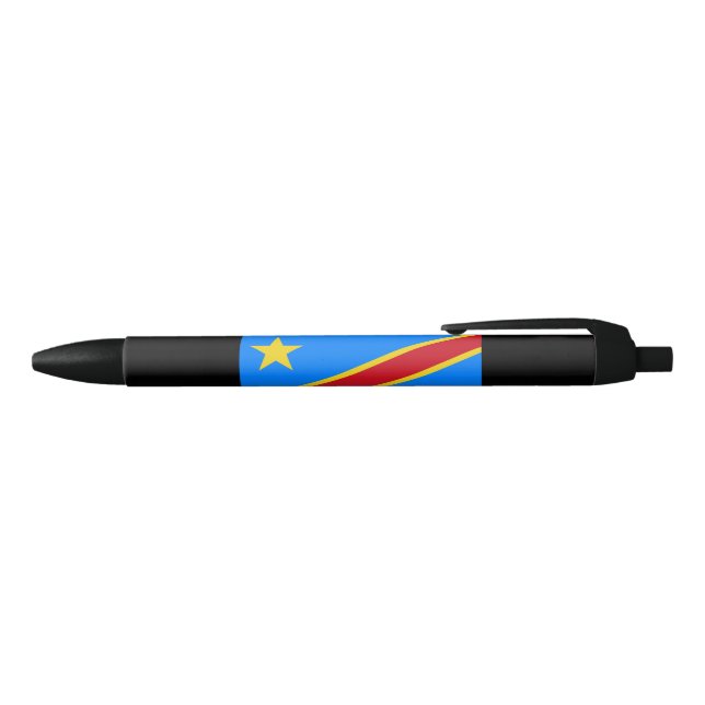 Flag of the DRC (Democratic Republic of the Congo) Pen (Top)