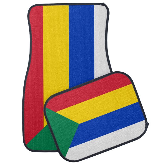 Flag of the Druze Religion Car Floor Mat (Set)