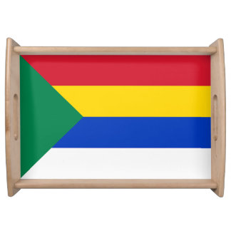 Flag of the Druze Religion Serving Tray