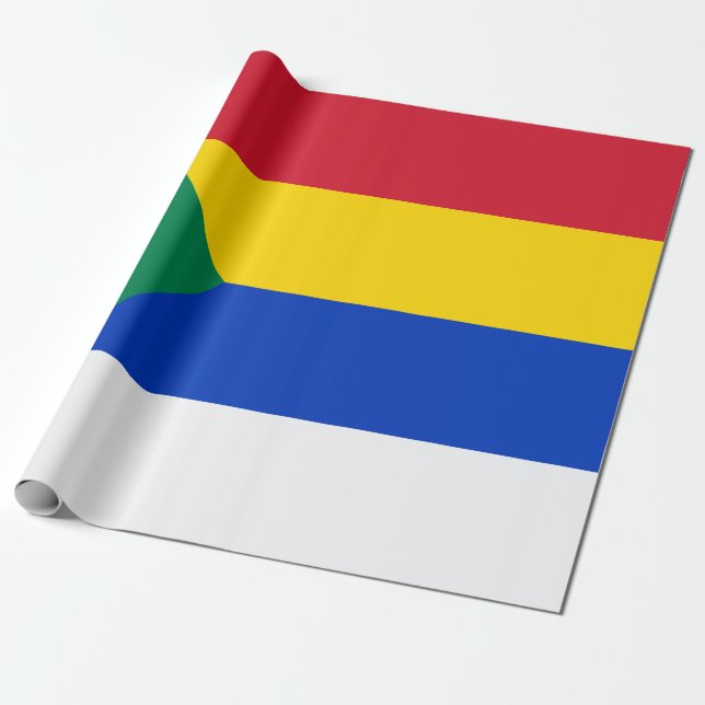 Flag of the Druze Religion Wrapping Paper (Unrolled)