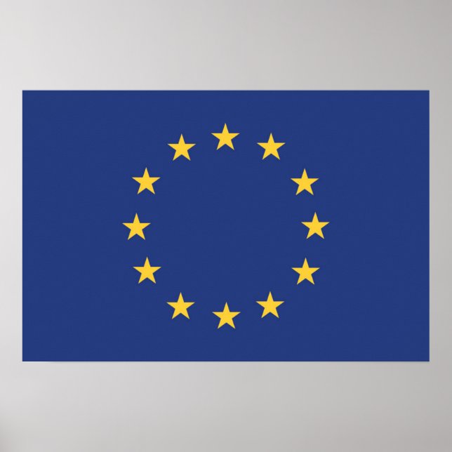 Flag of the European Union Poster (Front)