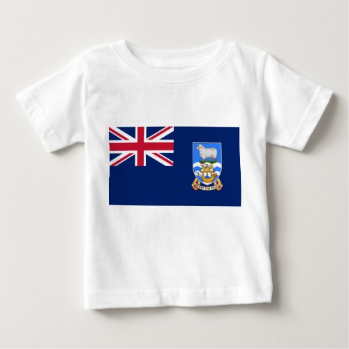 Flag of the Falkland Islands British Territory Baby T_Shirt