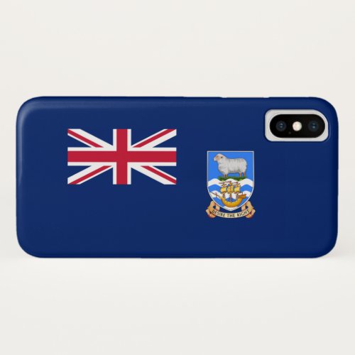 Flag of the Falkland Islands British Territory iPhone X Case