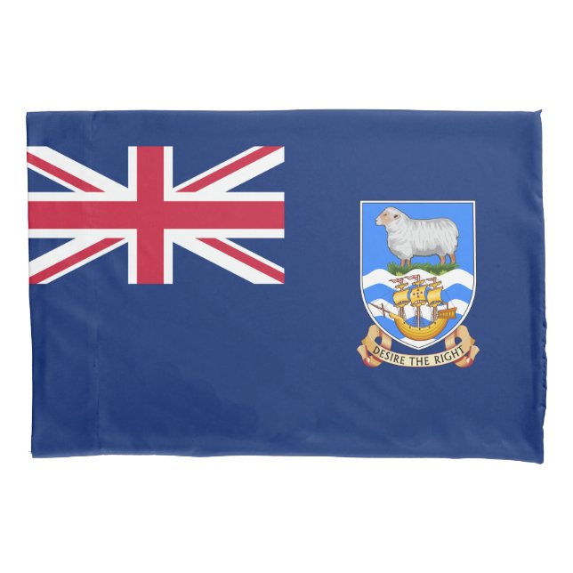 Flag of the Falkland Islands (British Territory) Pillow Case (Front-Left)