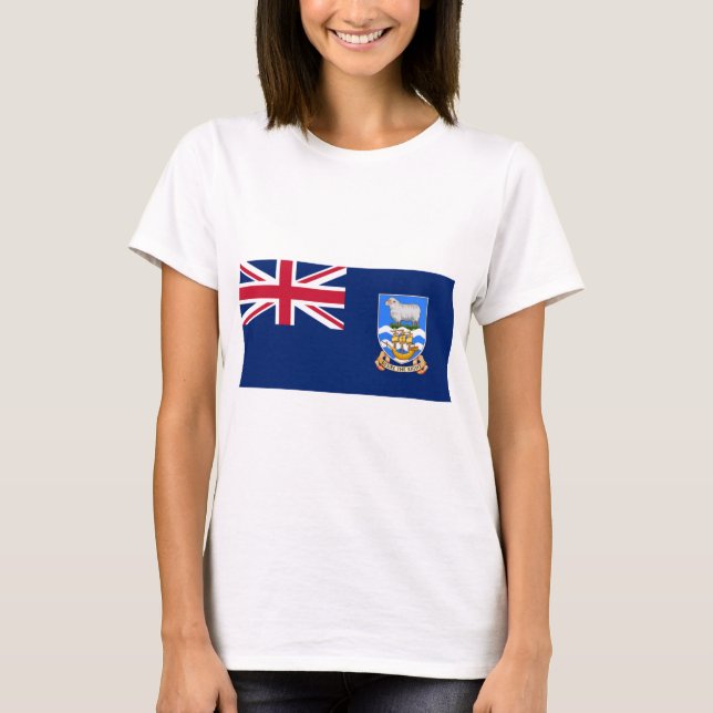 Flag of the Falkland Islands (British Territory) T-Shirt (Front)