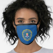 Flag of the Federal Bureau of Investigation (FBI) Face Mask (Worn Her)