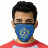 Flag of the Federal Bureau of Investigation (FBI) Face Mask (Worn Him)