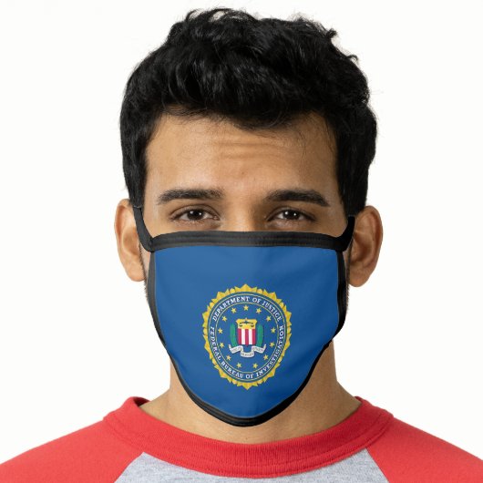 Flag of the Federal Bureau of Investigation (FBI) Face Mask (Worn Him)