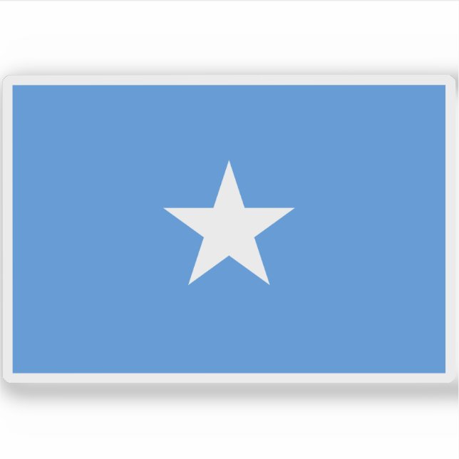 Flag of the Federal Republic of Somalia Sticker (Front)