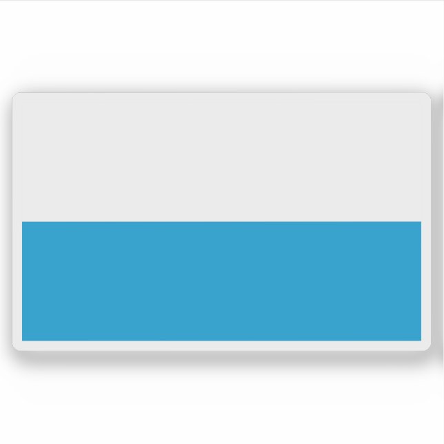 Flag of the Free State of Bavaria, Germany Sticker (Front)