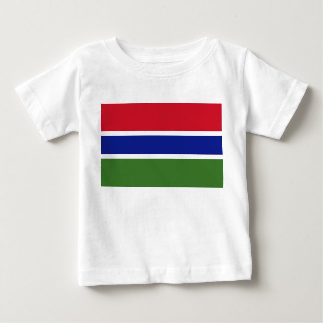 Flag of The Gambia Baby T-Shirt (Front)