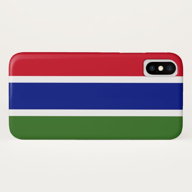 Flag of The Gambia Case-Mate iPhone Case (Back (Horizontal))