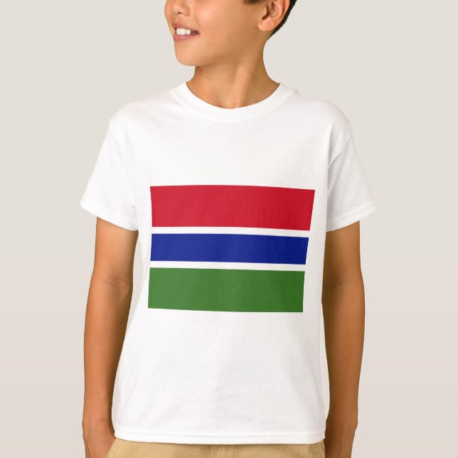Flag of The Gambia T-Shirt (Front)