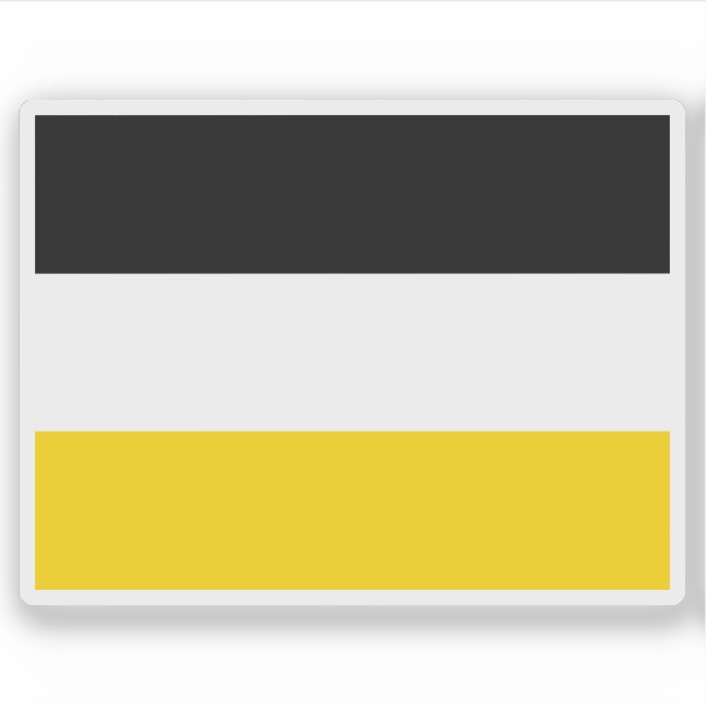 Flag of the Garifuna People Sticker (Front)