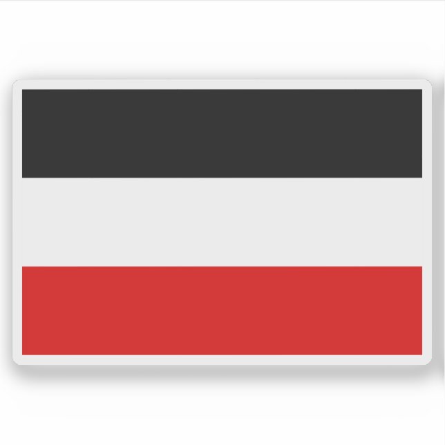 Flag of the German Empire (1871–1918) Sticker (Front)