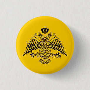 Flag of the Greek Orthodox Church Button