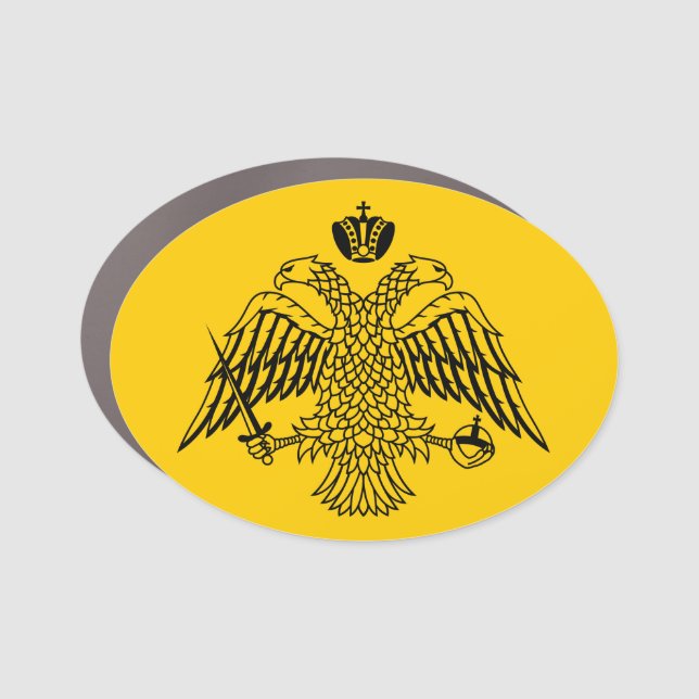 Flag of the Greek Orthodox Church Car Magnet (Front)