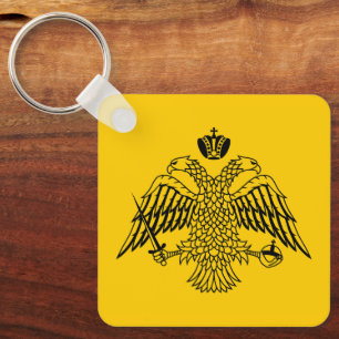 Flag of the Greek Orthodox Church Keychain