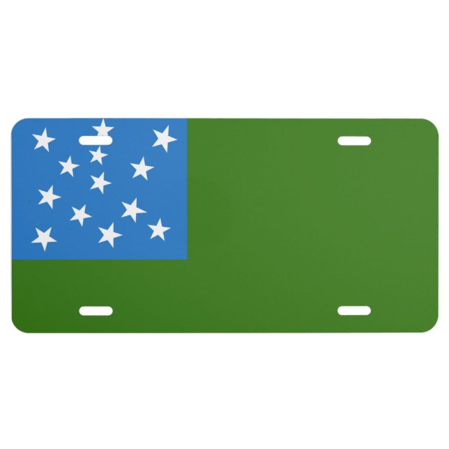 Flag of the Green Mountain Boys License Plate (Front)