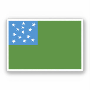 Flag of the Green Mountain Boys Sticker