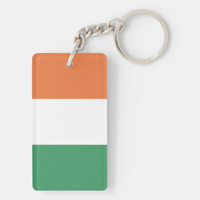 Flag of the Ireland Keychain (Back)