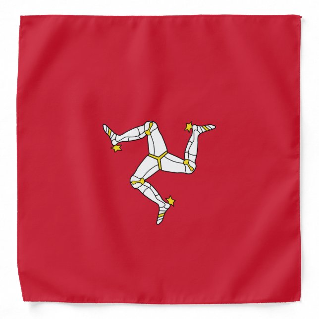 Flag of the Isle of Man Bandana (Front)