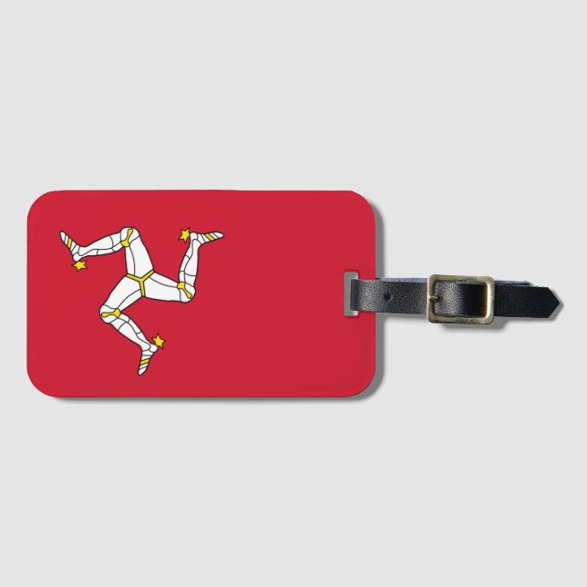 Flag of the Isle of Man Luggage Tag (Front Horizontal)