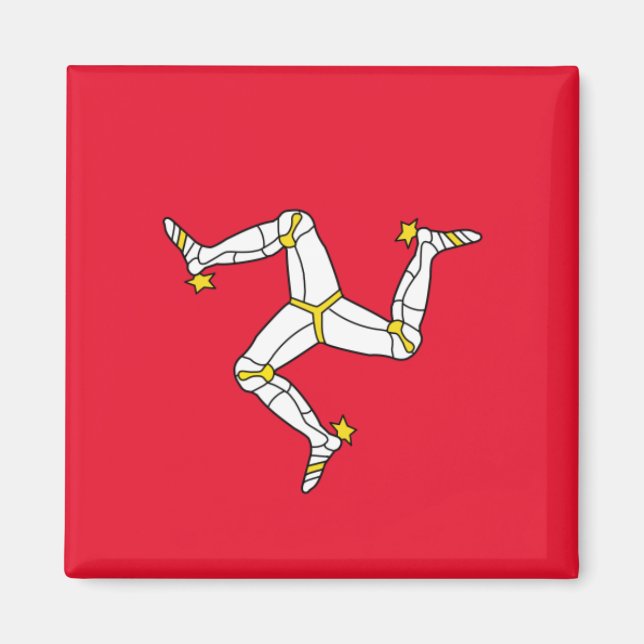 Flag of The Isle of Man Magnet (Front)