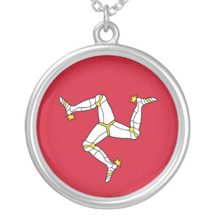 Flag of the Isle of Man Necklace