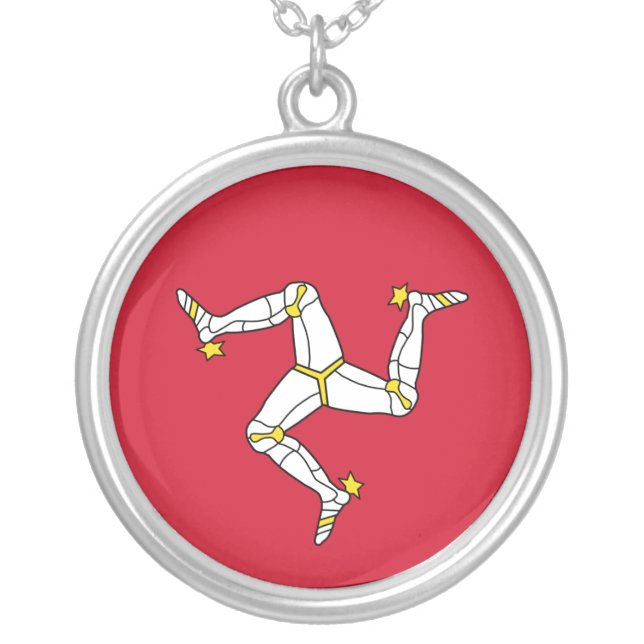 Flag of  the Isle of Man Necklace (Front)