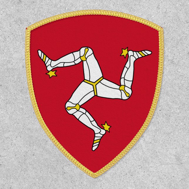 Flag of the Isle of Man Patch (Front)