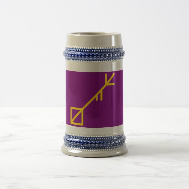 Flag of the Isle of Sessrumnir   Beer Stein (Center)